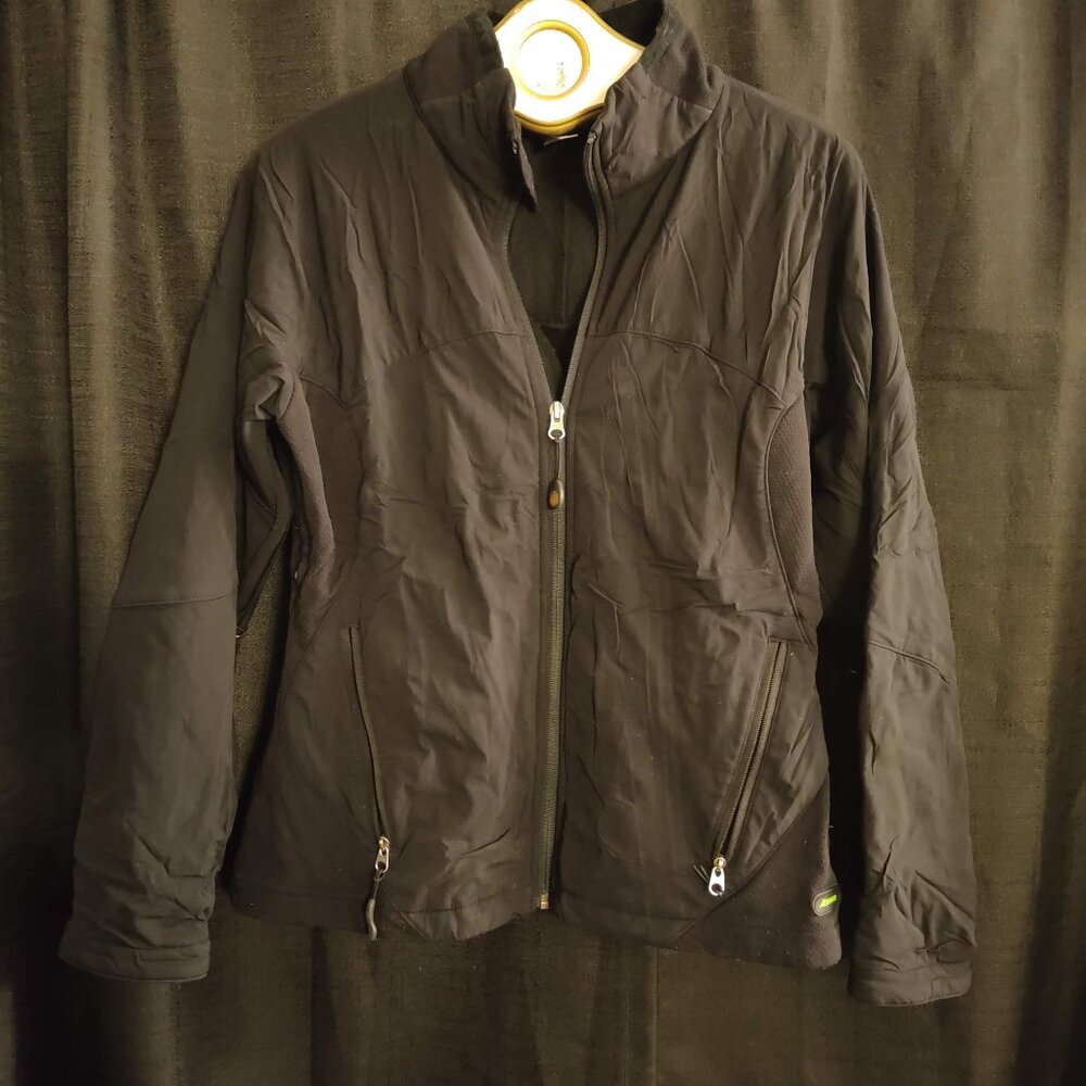 EMS- eastern mountain sports black rain jacket Sports coat Size L